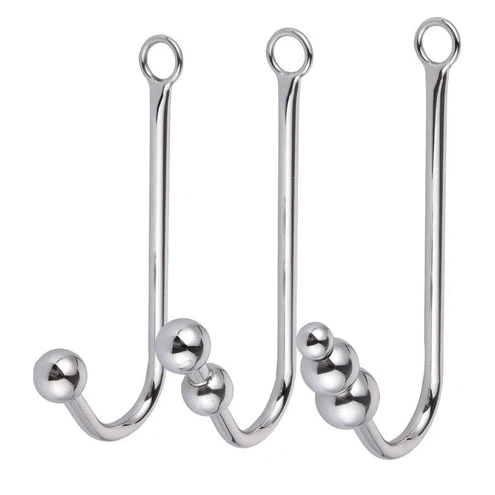 5334 Cuffs Beaded Elegant with Hook Anal Collar and 0306